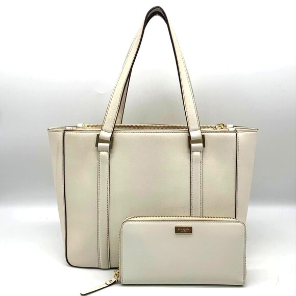 Kate Spade Newbury Lane Cadence Saffiano Leather Tote Bag & Matching Wallet - Picture 2 of 12